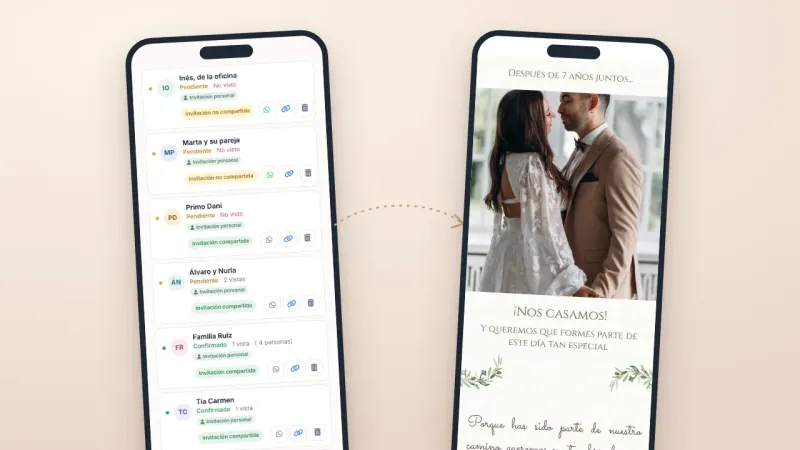 Cuándo enviar las invitaciones de boda: plazos por tipo