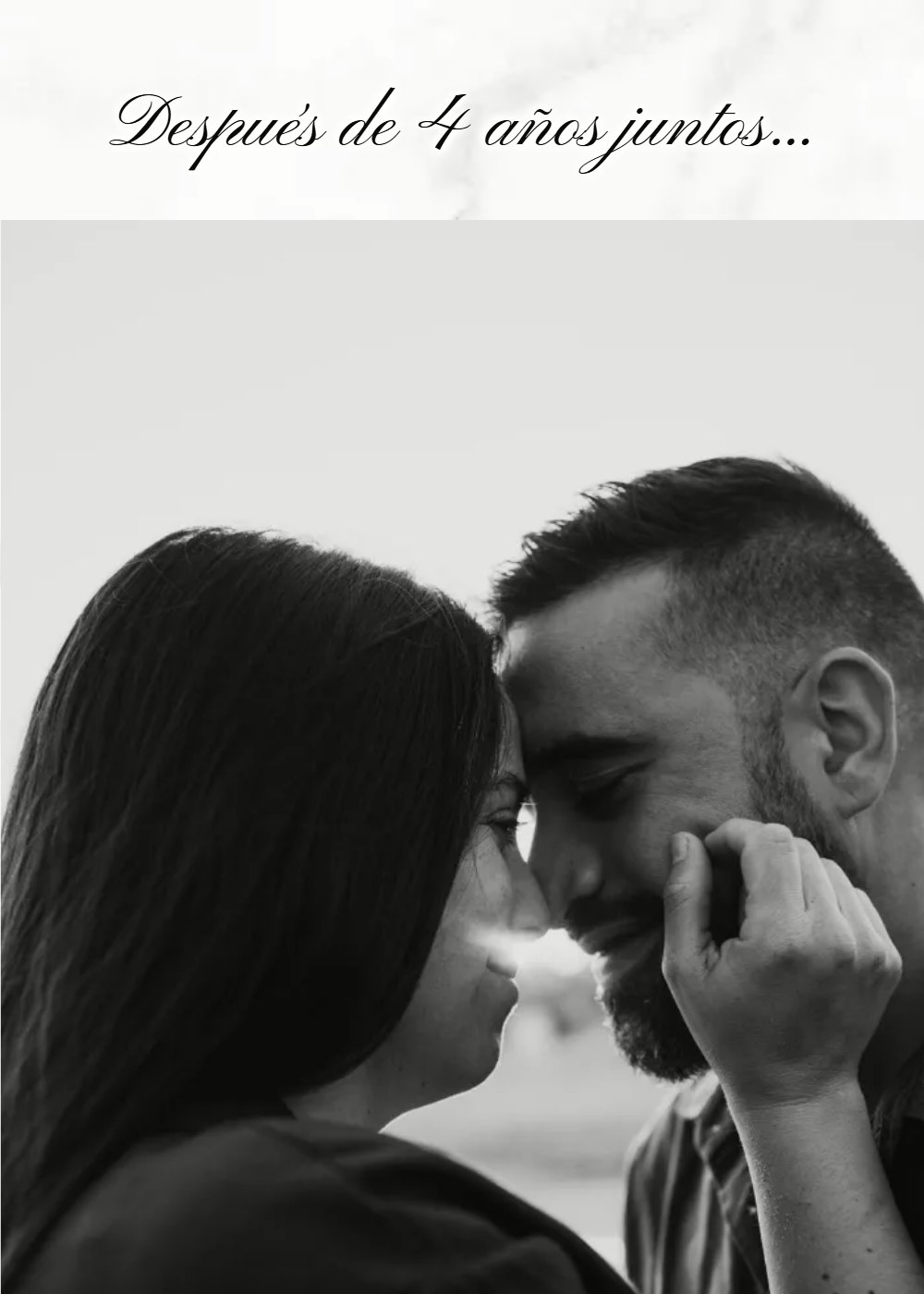 Invitación de boda digital Elegance, por dentro